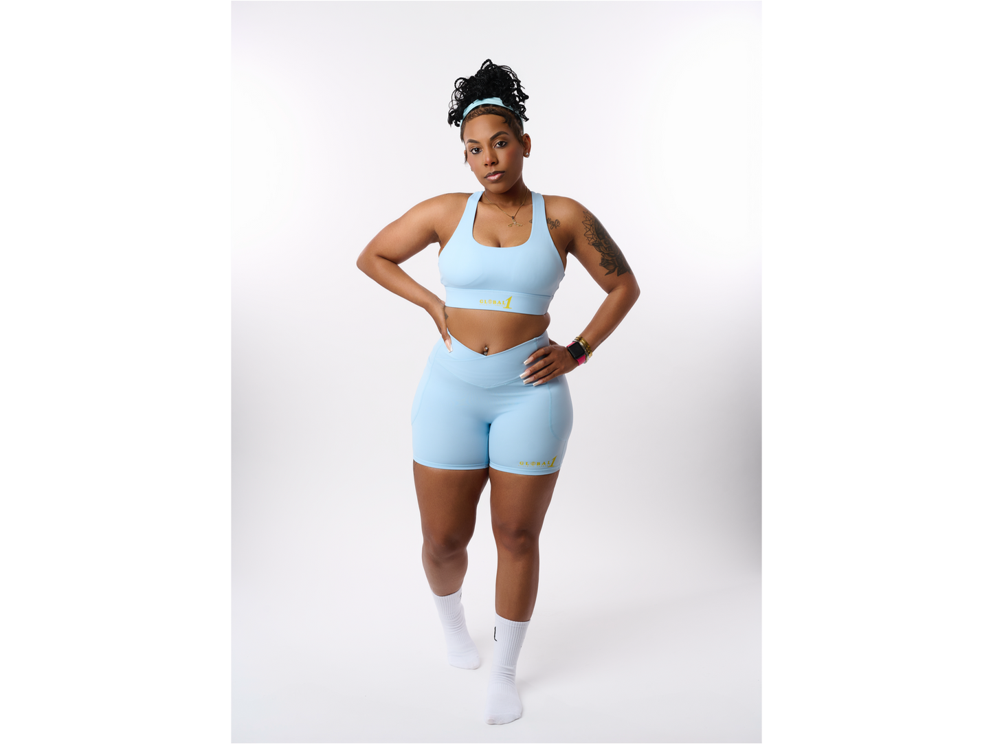 POWDER BLUE 3 PIECE SET